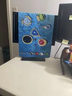 5 Mox Play Mat MTG Playmat SIGNED Dan Frazier OFFICIAL MTG. RARE. BEAUTIFUL - Image 1