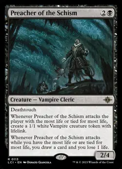 Preacher of the Schism (113) The Lost Caverns of Ixalan LCI MTG Magic - Image 1