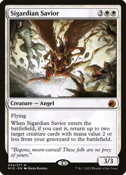 Sigardian Savior (034) Innistrad: Midnight Hunt MID MTG Magic - Image 1