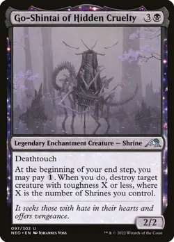 Go-Shintai of Hidden Cruelty Foil (097) Kamigawa: Neon Dynasty NEO MTG Magic - Image 1