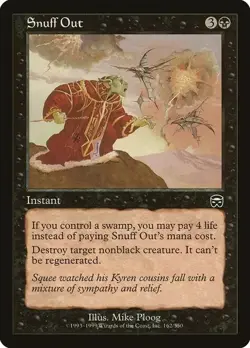 Snuff Out Mercadian Masques MTG NM L2 - Image 1