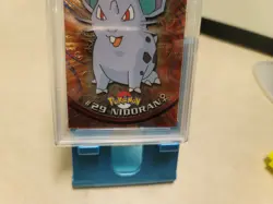 2000 Pokemon TV Topps Chrome Base #29 Nidoran Holo PSA 10 GEM MINT - Image 3