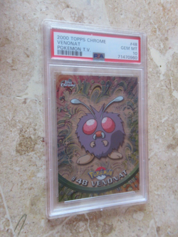 2000 TOPPS CHROME VENONAT POKEMON T.V. #48, PSA 10 GEM MINT - Image 4