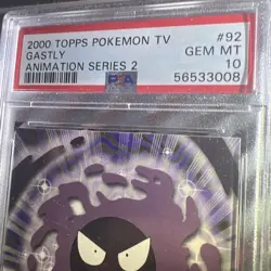🔥PSA 10🔥 Gastly Topps Animated Series 2 Gem Mint 2000 Pokemon Vintage - Image 5