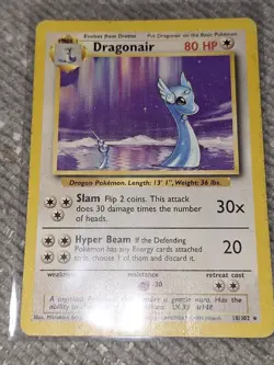 Pokemon TCG Dragonair Base Set 18/102 Regular 1st Edition Rare - Image 1