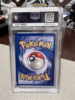 1999 Pokemon Base Set Unlimited #4 Charizard-Holo PSA 7 - Image 2
