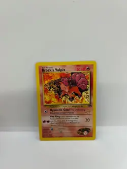 Brock's Vulpix [W Stamped] 037/132 Wotc Promo Regular NM/LP Pokemon Vintage - Image 1