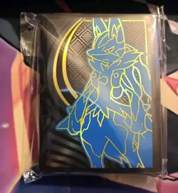 Mega Evolution ETB Sleeves Lucario Sealed Pokemon New! - Image 1