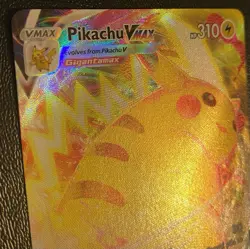 Pokemon TCG Pikachu VMAX #SWSH286 Black Star Promo Sword & Shield - Image 2