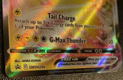 Pokemon TCG Pikachu VMAX #SWSH286 Black Star Promo Sword & Shield - Image 3