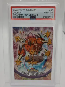 2000 Topps Pokemon TV Animation Series 2 PSA 10 Dodrio #85 - Image 1