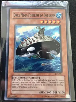 Orca Mega-Fortress of Darkness Super Rare Invasion of Chaos Unlimited IOC-084 NM - Image 1