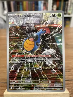 Pokemon TCG Karrablast 094/086 Black Bolt Illustration Rare Card Sv: Black - Image 1