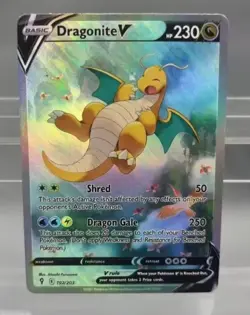 FAN ART Dragonite V 192/203 SWSH07 Evolving Skies DIY Custom Card - Image 1