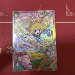 One Piece Trading Card Carrot Parallel Rare Cost 5 Attack 6000 Special - Image 1