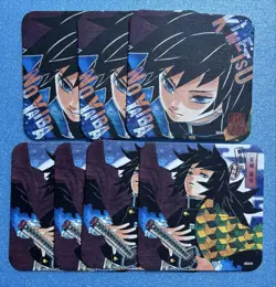 Demon Slayer Giyu Tomioka Art Coaster Trading Card Sleeve - Image 1