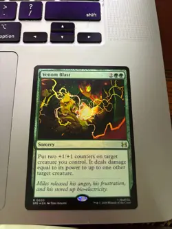 Venom Blast (Foil) Rare MTG Spider-Man - Image 1