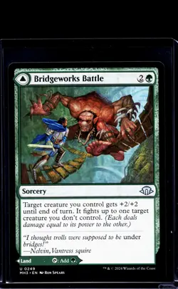 2024 MTG Magic the Gathering MH3 Modern Horizons 3 #249 Bridgeworks Battle WOTC - Image 1