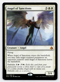 Angel of Sanctions [001/269] AKH Mythic Non-Foil [MTG Card English] - Image 1