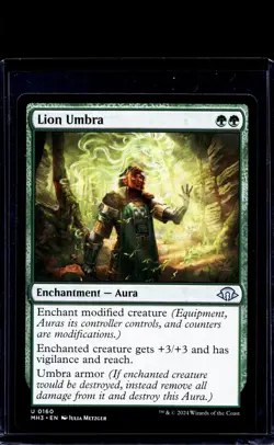 2024 MTG Magic the Gathering MH3 Modern Horizons 3 #160 Lion Umbra WOTC Green - Image 1