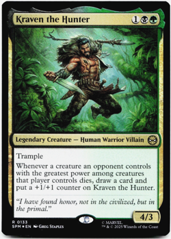 Kraven the Hunter (FOIL) - [Marvel's Spider-Man] MTG Magic NM/M 💀🌳 - Image 3