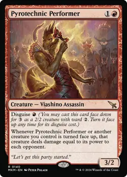 Pyrotechnic Performer Murders at Karlov Manor MTG MAGIC VIASHINO ASSASSIN RARE - Image 1