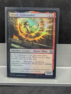 Shriek, Treblemaker FOIL X1 NM Marvel's Spider Man MTG - Image 1
