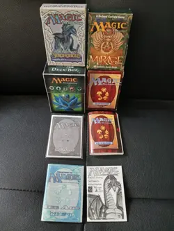 MAGIC THE GATHERING MTG EMPTY STARTER DECK BOX LOT ULTRA PRO RULEBOOKS - Image 1