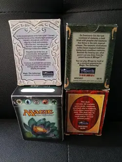 MAGIC THE GATHERING MTG EMPTY STARTER DECK BOX LOT ULTRA PRO RULEBOOKS - Image 2