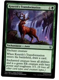 MTG KENRITHS TRANSFORMATION 164/269 THRONE OF ELDRAINE MAGIC THE GATHERING - Image 1