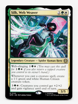Silk, Web Weaver [Marvel's Spider-Man] MTG Magic NM/M 🌳⚪ - Image 1
