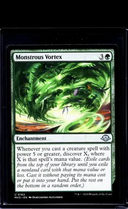 2024 MTG Magic the Gathering MH3 Modern Horizons 3 #162 Monstrous Vortex WOTC - Image 1