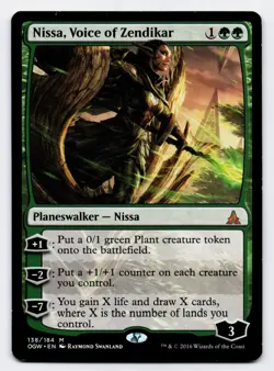 Nissa, Voice of Zendikar [138/184] OGW Mythic Non-Foil [MTG Card English] - Image 1