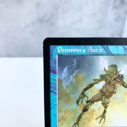 MTG Pemmin's Aura Scourge 2003 Rare Blue Enchant Creature Card Greg Staples Japa - Image 2