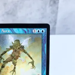 MTG Pemmin's Aura Scourge 2003 Rare Blue Enchant Creature Card Greg Staples Japa - Image 3