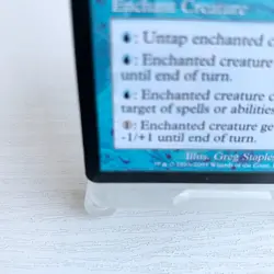 MTG Pemmin's Aura Scourge 2003 Rare Blue Enchant Creature Card Greg Staples Japa - Image 4