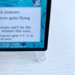 MTG Pemmin's Aura Scourge 2003 Rare Blue Enchant Creature Card Greg Staples Japa - Image 5