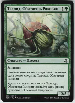 RUSSIAN MTG Thallid Shell-Dweller 237 Time Spiral: Remastered C Normal NM - Image 1