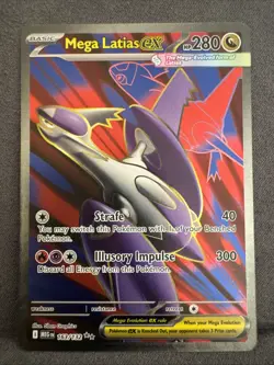 Pokemon Mega Evolution Mega Latias ex Full Art 163/132 NM- English - Image 1