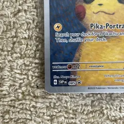 Sealed Pokemon Pikachu With Grey Felt Hat Van Gogh Full Art Promo SVP Psa 10 Can - Image 2