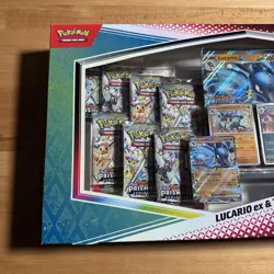 Pokemon Prismatic Evolution Lucario Ex Tyranitar Ex Premium Collection RTS - Image 2