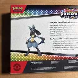 Pokemon Prismatic Evolution Lucario Ex Tyranitar Ex Premium Collection RTS - Image 4