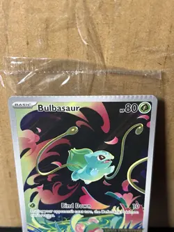 Pokemon Mega Evolutions Stamped Bulbasaur 133/132 CRIMPED ERROR CARD NM/MINT - Image 2