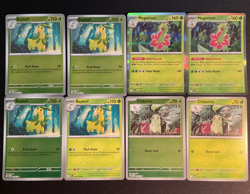 Pokemon TCG Playset - 2x Chikorita + 4x Bayleef + 2x Meganium Mega Evolution - Image 1