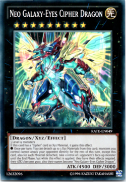 Neo Galaxy-Eyes Cipher Dragon - RATE-EN049 - Super Rare Yugioh - Image 1