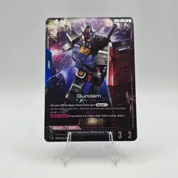 Gundam RX-78-2 LR+ - Gundam Card Game #GD01-001 - Newtype Rising - NM Holo Foil - Image 1