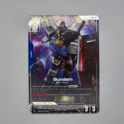 Gundam RX-78-2 LR+ - Gundam Card Game #GD01-001 - Newtype Rising - NM Holo Foil - Image 3