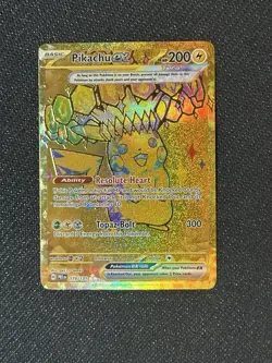 NM Pikachu ex 179/131 Prismatic Evolutions Secret Rare Pokemon Card - Image 1