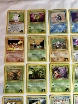 Pokemon Gym Heroes WOTC Lot - 49 Cards NM/few LP Rare/Common/uncommon - Image 2