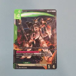 Gundam Deathscythe - Gundam Card Game #GD01-025 - Newtype Rising - NM Holo Foil - Image 3